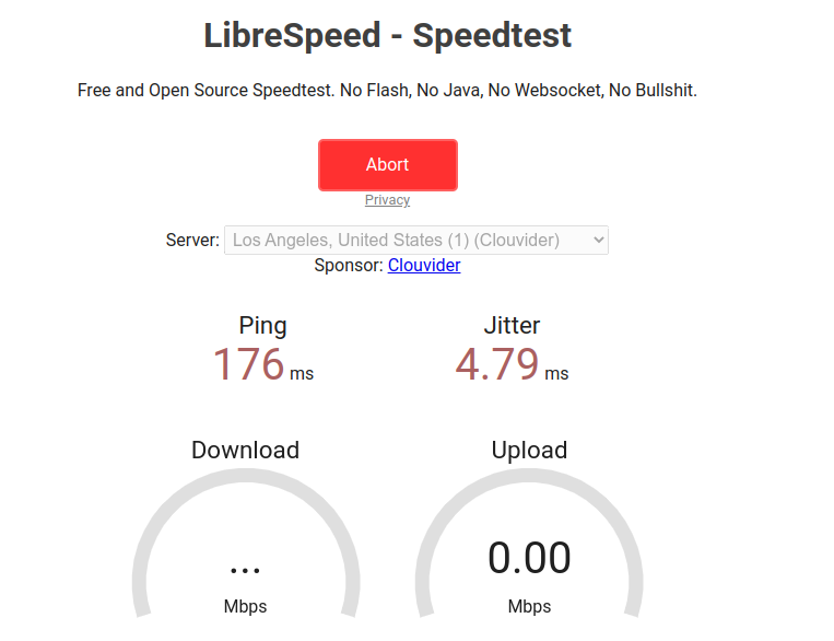 LibreSpeed, para probar la velocidad de Internet